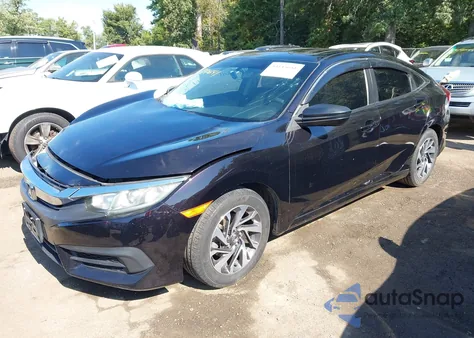 2016 Honda Civic Ex z USA, uszkodzony, nr VIN 19XFC2F77GE217421